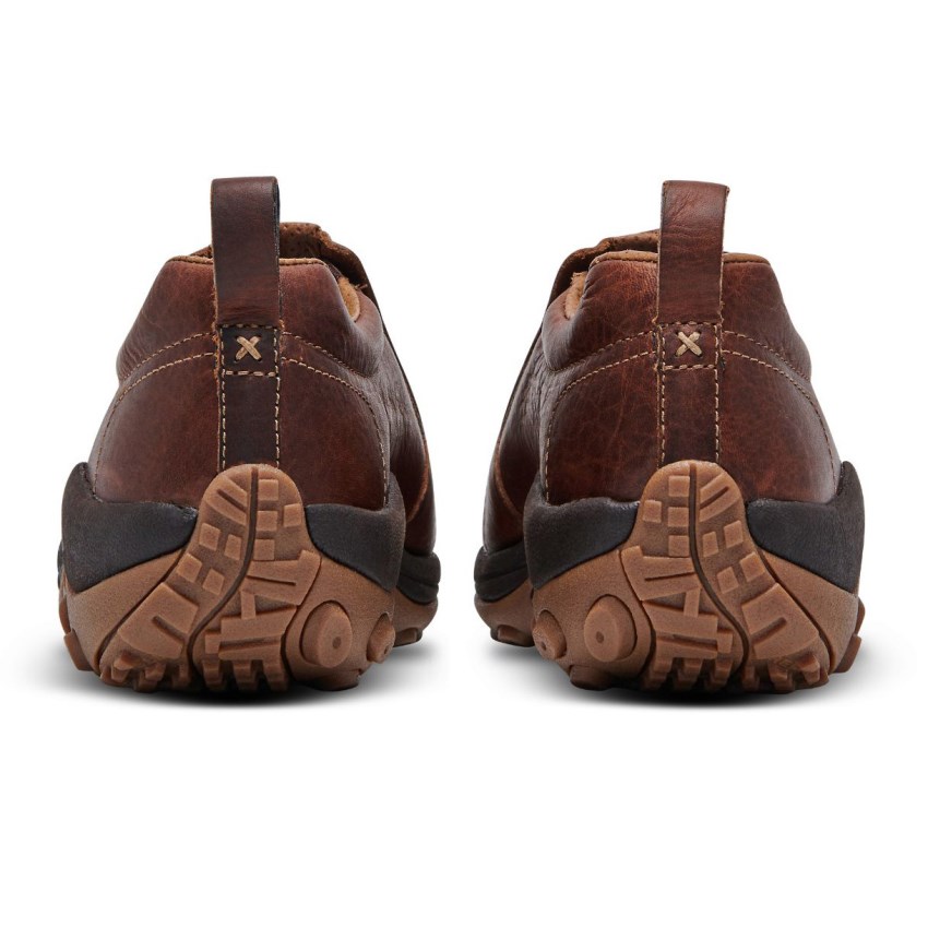 Chaussure Casual Merrell Jungle Moc Crafted Marron Foncé Homme | B.P.FXIO